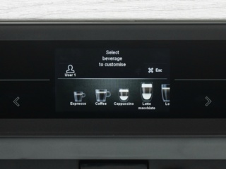 Автоматические кофемашины Asko (Аско) с встроенным TFT-дисплеем