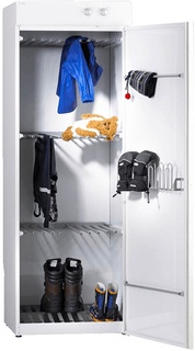 Размещение одежды в сушильном шкафу ASKO