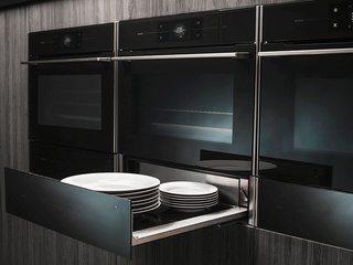 Телескопические направляющие в подогревателях посуды ASKO