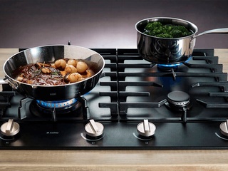 Газовые варочные панели ASKO в цвете "Антрацит"