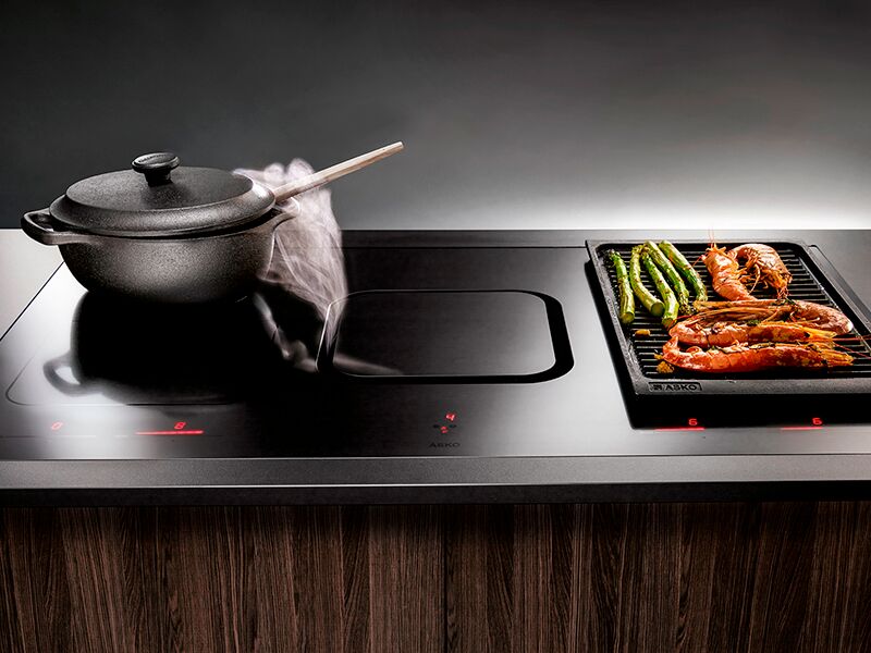 Функция распознавания посуды в варочных панелях ASKO