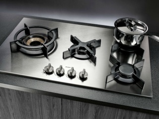 Конфорки из материала Keradur в газовых варочных панелях Asko