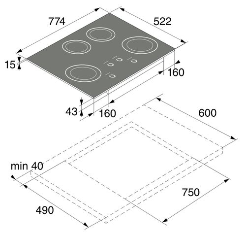 Варочная панель Asko HI1794 M