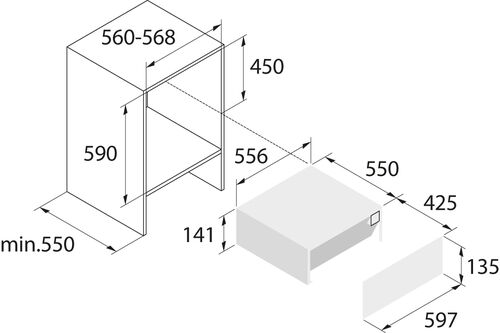 Шкаф для подогрева посуды Asko ODW8127A
