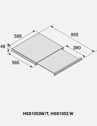 Выдвижная полка Asko HSS1053W