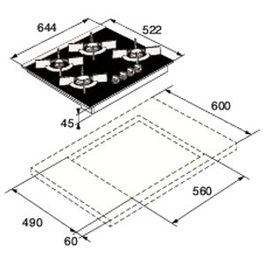 Варочная панель Asko HG1615 AB